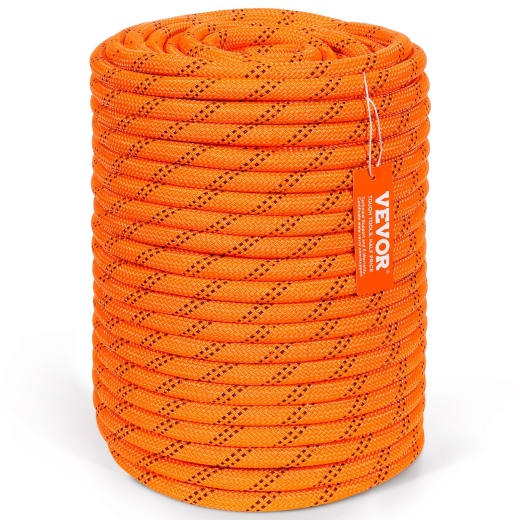 Vevor Double Braided Polyester Rope - 1/2 in x 220 ft, 48 Strands, 8000 LBS Breaking Strength