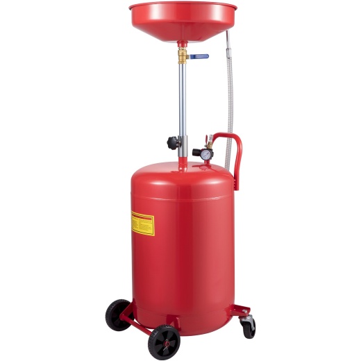 Vevor Waste Oil Drain Tank 20 Gallon Portable Oil Drainer