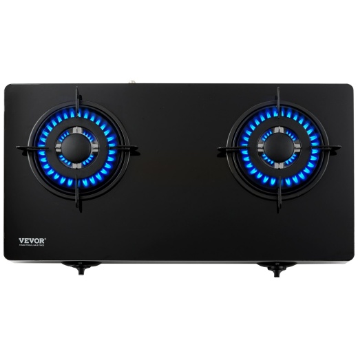 Vevor Gas Cooktop 28 Inch - Portable Natural Gas Hob with 2 Burners