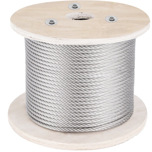 Vevor 5/32 Stainless Steel Cable - 500Ft T316 Wire Rope