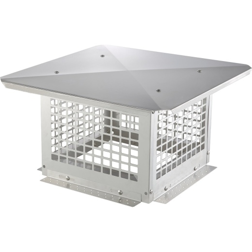 Vevor Chimney Cap 12 x 12 Inch - 304 Stainless Steel Fireplace Chimney Cover