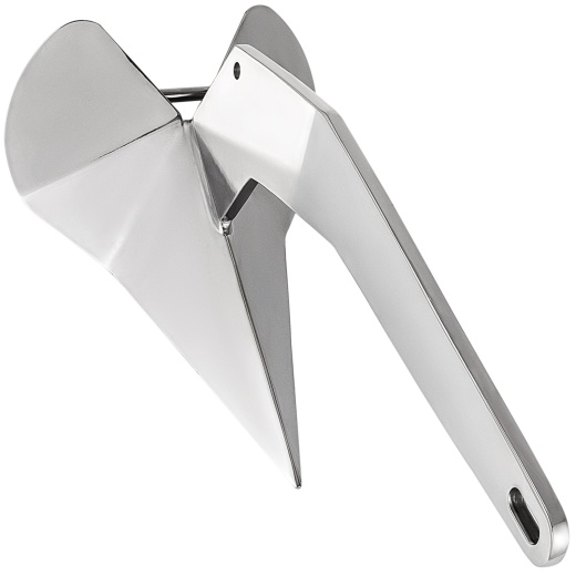 Vevor Delta Style Boat Anchor - 22 Lb Stainless Steel Boat Anchor for Boats 28-42 Ft