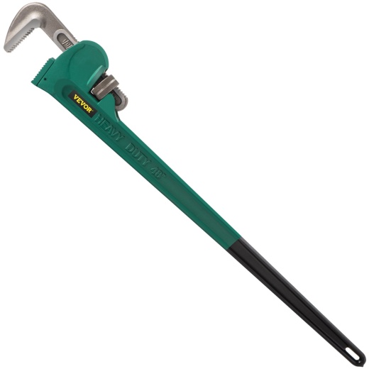 Vevor Heavy-Duty Straight Pipe Wrench 48" - Adjustable Plumbing Tool