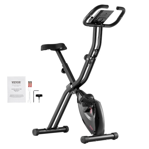 Vevor Folding Exercise Bike Fitness Stationary Bike Upright Indoor Cycling Bike