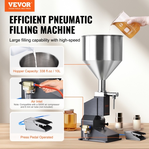 Vevor Pneumatic Paste Liquid Filling Machine