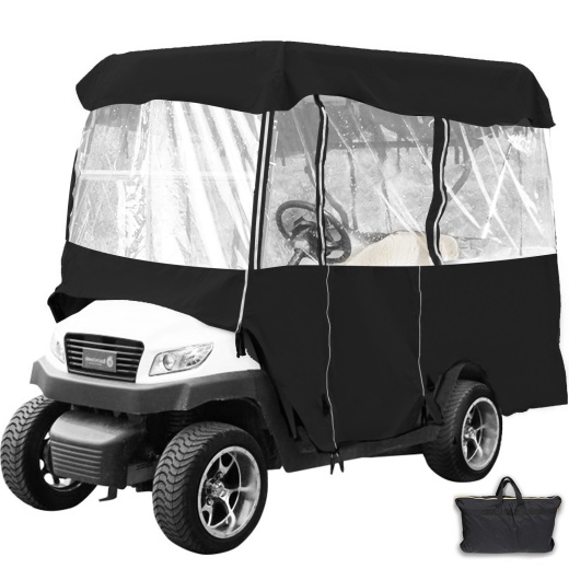 Vevor Golf Cart Enclosure - 4-Person Deluxe Waterproof Cover