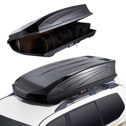 Vevor Rooftop Cargo Carrier 22 Cubic Feet Luggage Storage Box Abs For Suvs Cars