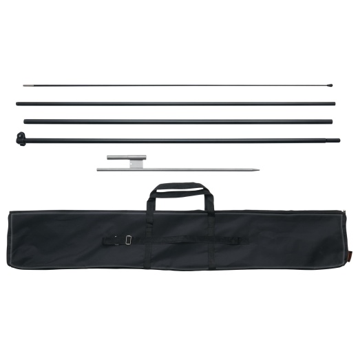 Vevor Feather Flag Pole Kit Swooper Flag Pole Set 16.3 Ft With A Ground Stake