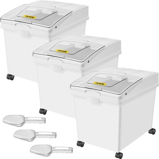 Vevor Ingredient Bin - 10.5 Gallons Capacity Ingredient Storage Bin