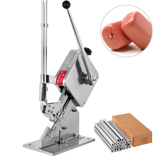 Vevor U-Shape Sausage Clipper Clipping Machine - Efficient Manual Clipping Solution