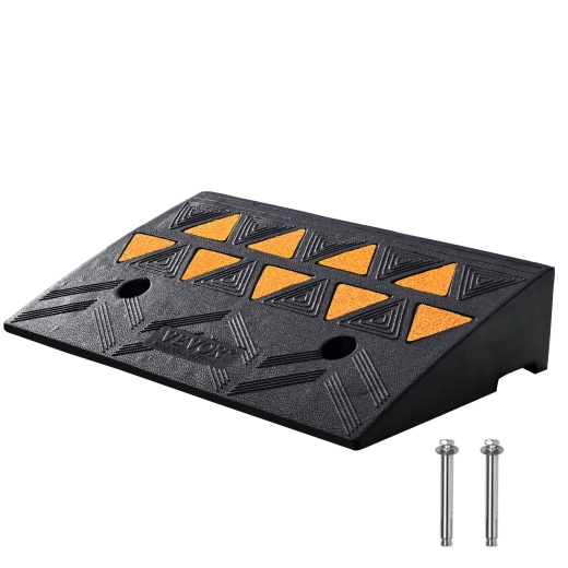 Vevor Rubber Curb Ramp - 4.25" Rise Height Sidewalk Curb Ramp