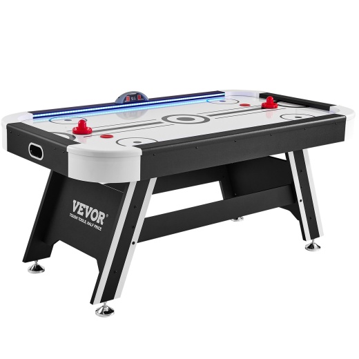 Vevor Air-Powered Hockey Table - 72" Indoor Hockey Game for Kids and Adults