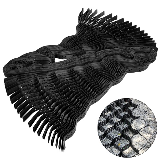 Vevor Geo Grid Ground Grid 9X17 Ft, Geo Cell Grid 2 Inch Thick, Gravel Grid Hdpe Material