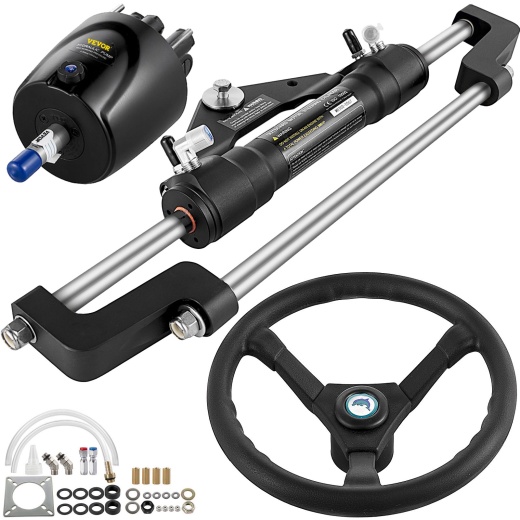 Vevor Hydraulic Steering Kit 300Hp - Optimal Steering for Your Boat