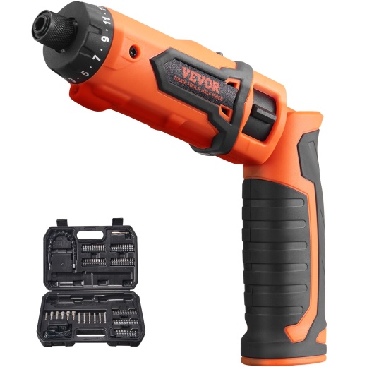 Vevor Cordless Screwdriver, 8V 7Nm Electric Screwdriver Rechargeable Set