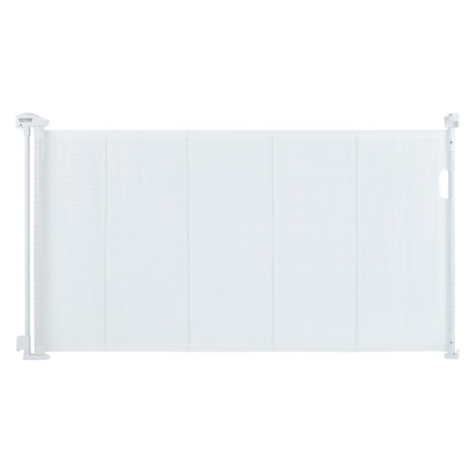 Vevor Retractable Baby Gate - 34.2" Tall Mesh Gate for Kids & Pets