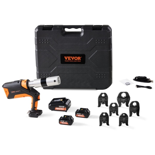 Vevor Pro Press Tool: 18V Electric Pipe Crimping Tool for Stainless Steel, Copper, Pex Pipes