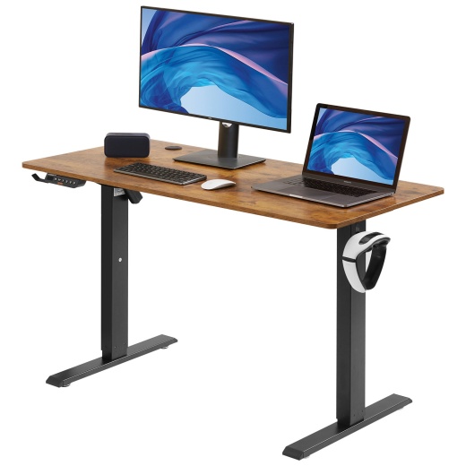 Vevor Height Adjustable Desk, 47.2 X 23.6 In（1.2M*0.6M）, 3-Key Modes Electric Standing Desk