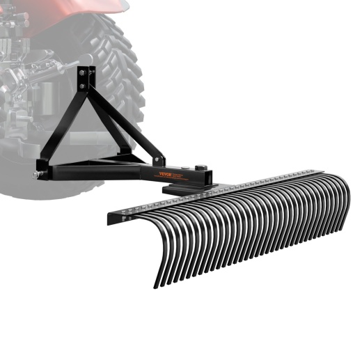 Vevor Tow Behind Dethatcher - 72-Inch Tow Dethatcher with 36 Steel Tines