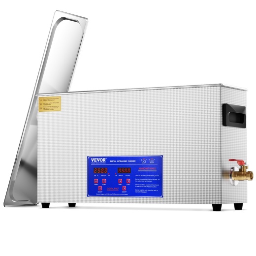 Vevor 10L Ultrasonic Gun Cleaner, 300W Professional Ultra Sonic Cleaning Machine With Timer & Heater, 40Khz Digital Ultrasonic Cleaner With Basket For Gun Parts, Bullets, Military Supplies Brand: Vevor