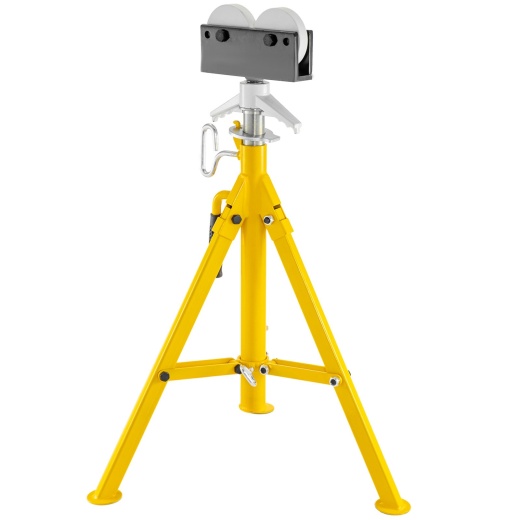 Vevor 0.5-12 Inch Roller Pipe Stand – Adjustable Height 32"-55" with 2500lb Capacity