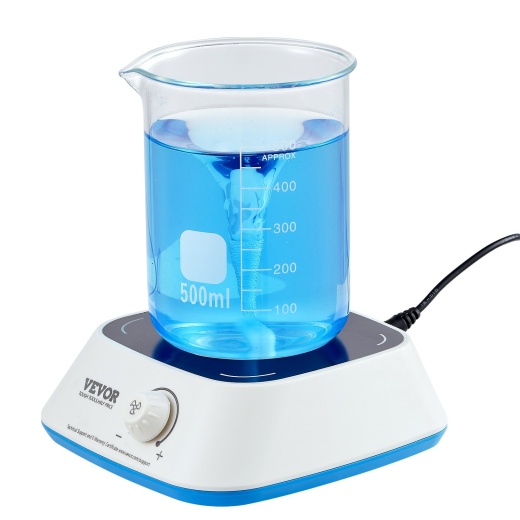 Vevor Magnetic Stirrer, 0-2000 RPM Stir Plate with Adjustable Speed Knob, 3000mL Plate Stirrer Kit, Stir Bar Included