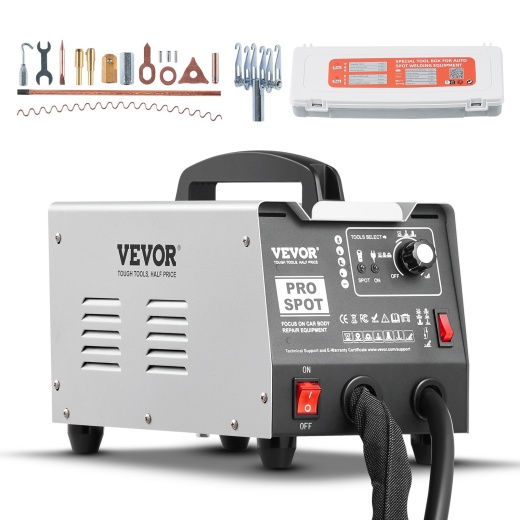 Vevor Stud Welder Dent Repair Kit Spot Welding Dent Puller Machine With 7 Modes