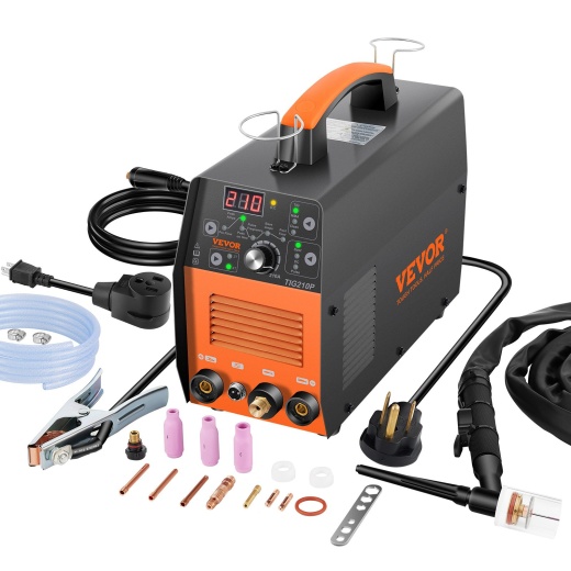 Vevor 210Amp TIG Welder - 3 in 1 HF TIG/Stick/Clean Welding Machine
