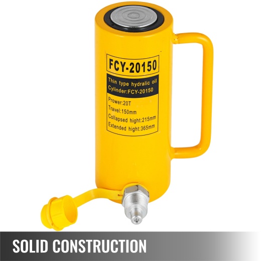 Vevor 20 Ton Solid Ram Hydraulic Cylinder Jack