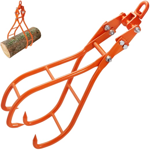 Vevor Timber Claw Hook - 28 Inch 4 Claw Log Grapple for Logging Tongs