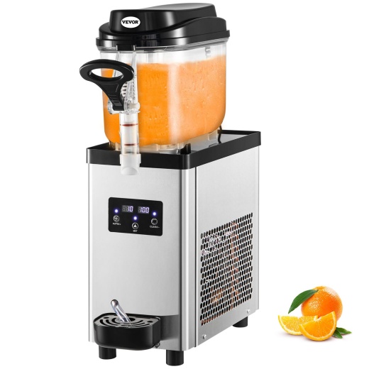 Vevor Commercial Slushy Machine - 6L/1.6 Gallons 25 Cups Single-Bowl