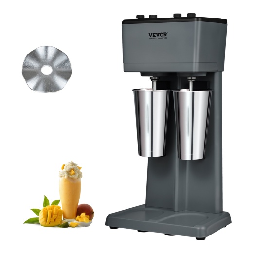 Vevor Milkshake Maker - 375W Double Heads Electric Drink Mixer Blender Machine