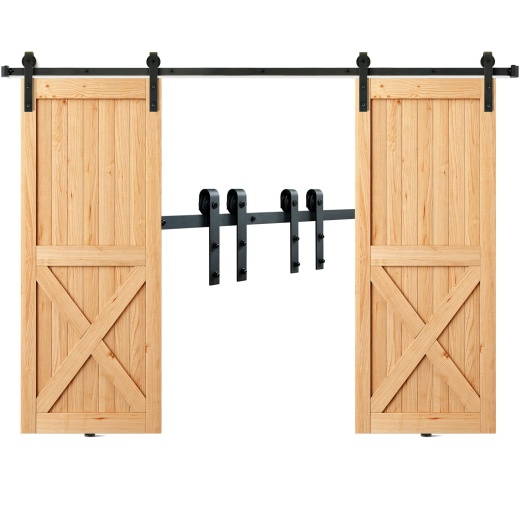 Vevor 8Ft Sliding Barn Door Hardware Kit