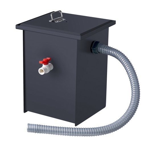 Vevor 8Lbs Commercial Grease Interceptor Trap Carbon Steel Waste Water Filter