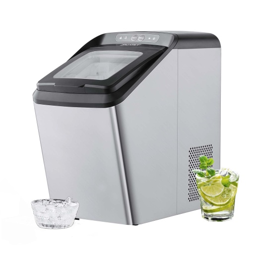 Vevor Countertop Ice Maker, 30Lbs In 24Hrs, Auto Self-Cleaning Portable Ice Maker