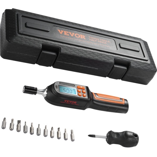 Vevor Digital Torque Screwdriver - 1/4" Drive Electrician Torque Wrench