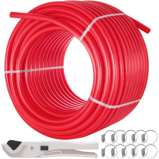 Vevor Pex Pipe Tubing 1 Inch 300Ft - Non-Barrier Radiant Water Plumbing Pipe Pex-B