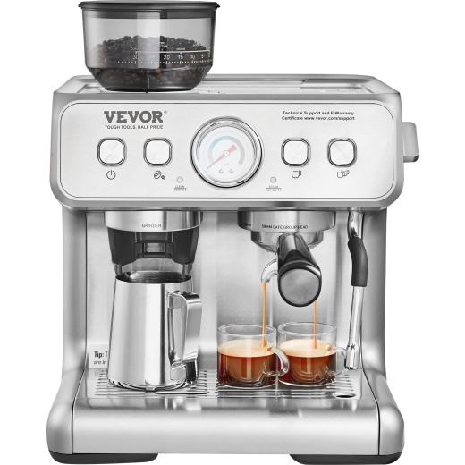 Vevor Espresso Machine With Grinder - Elevate Your Coffee Experience