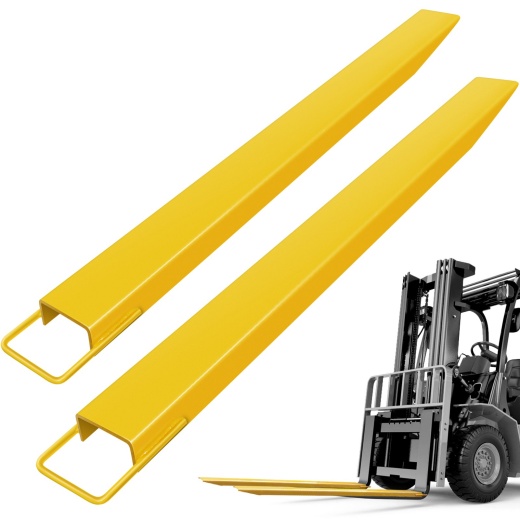 Vevor Pallet Fork Extension 84 Inch Length - Heavy Duty Alloy Steel Fork Extensions for Forklifts