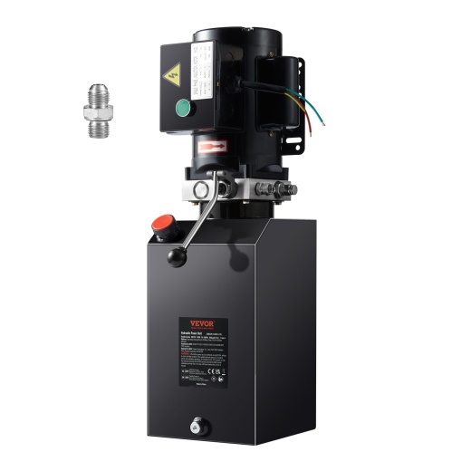 Vevor Hydraulic Pump - 15 Quart Hydraulic Power Unit for Dump Trailer Car Lifting