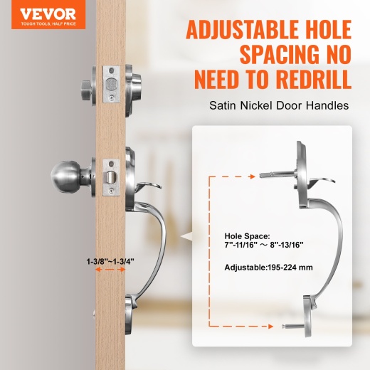 Vevor Front Door Handle and Deadbolt Set