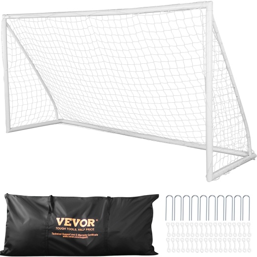 Vevor Portable Soccer Goal - 12x6 Ft Soccer Net for Adults & Kids