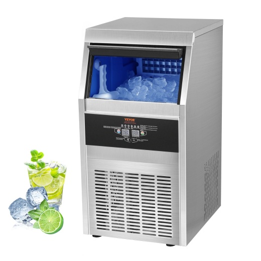 Vevor 110V Commercial Ice Maker 65Lbs/24H - Heavy Duty Performance