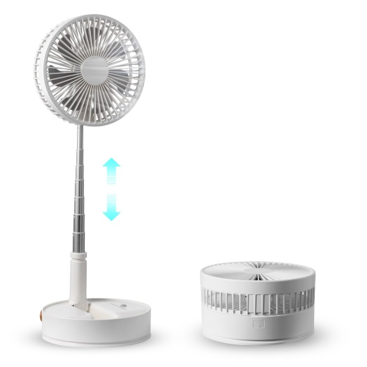 Vevor 8 Inch Foldable Oscillating Standing Fan with Remote Control