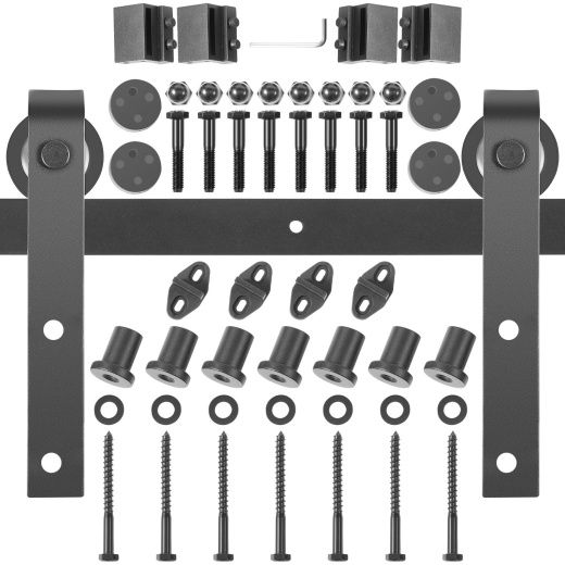 Vevor Sliding Barn Door Hardware Kit - 9Ft Heavy Duty System