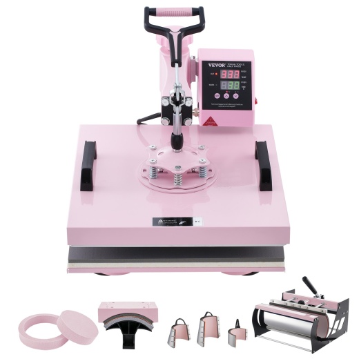 Vevor Heat Press Machine 15X15 In 8 In 1 With 30Oz Tumbler