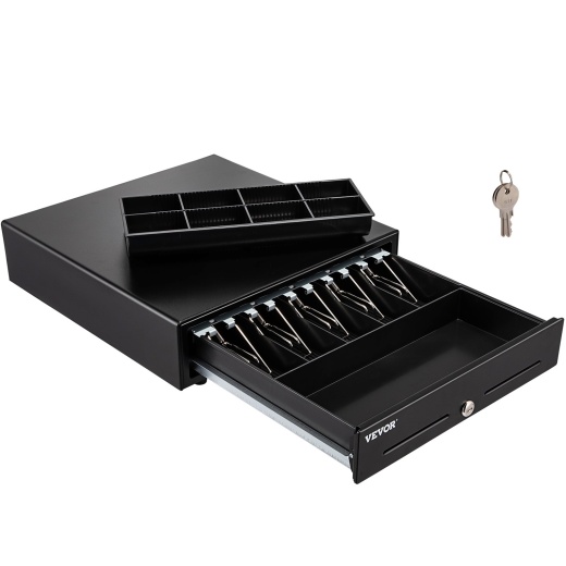 Vevor Cash Register Drawer - 16" Compact Design with Dual Unlocking Options