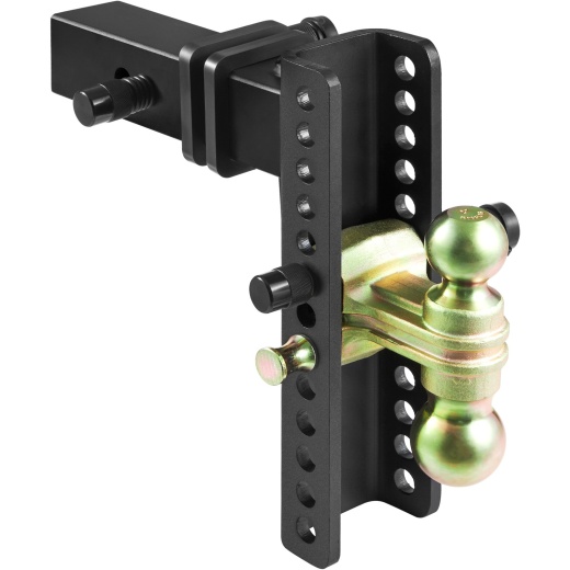 VEVOR Adjustable Trailer Hitch - 10-Inch Drop & 8.5-Inch Rise Hitch Ball Mount