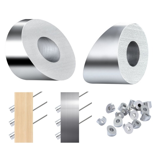 Vevor 20Pack Cable Railing Kit 1/8" Wheel Protector Sleeves