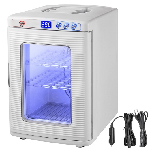 Vevor White Reptile Incubator 25L - Scientific Lab Incubator Digital Incubator Cooling And Heating